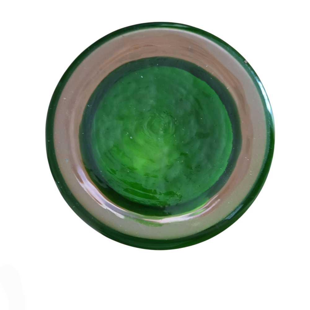 Vintage Norman Coppenhagen Green Swing Glass Vase - Picture 5 of 12